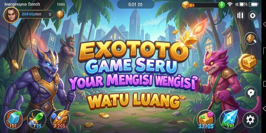 Screenshot menampilkan gameplay menarik di EXOTOTO.