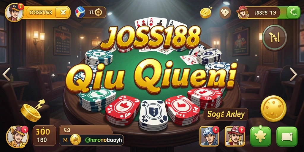 Tampilan gameplay QiuQiu yang menegangkan dan seru di JOSS188.