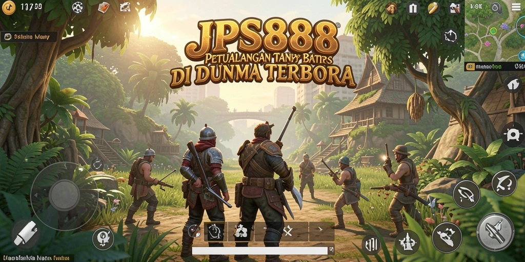Gameplay JPS888 yang menampilkan petualangan di dunia terbuka yang luas.