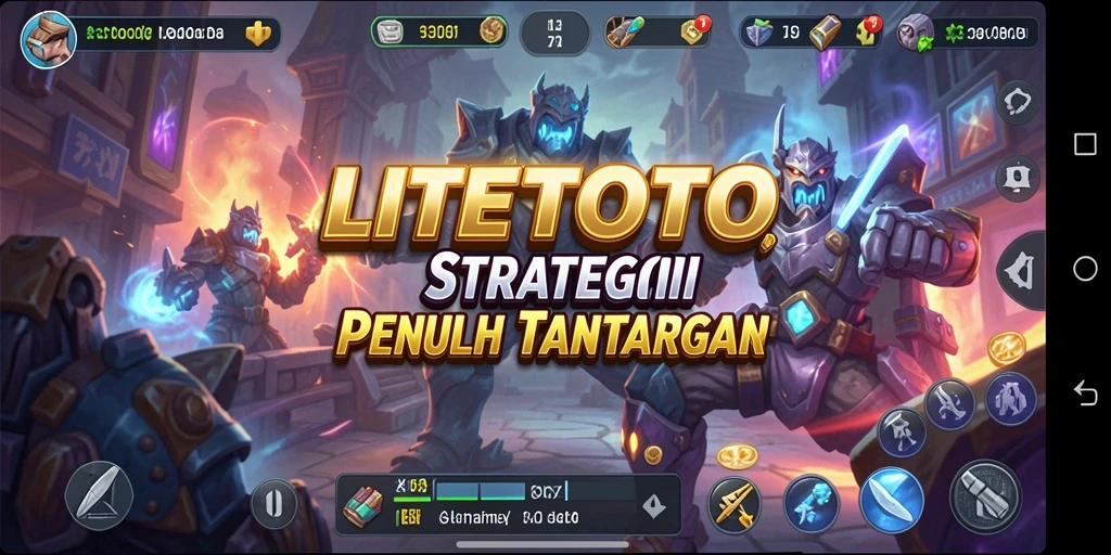 Tampilan gameplay LITETOTO yang menarik dan menantang.