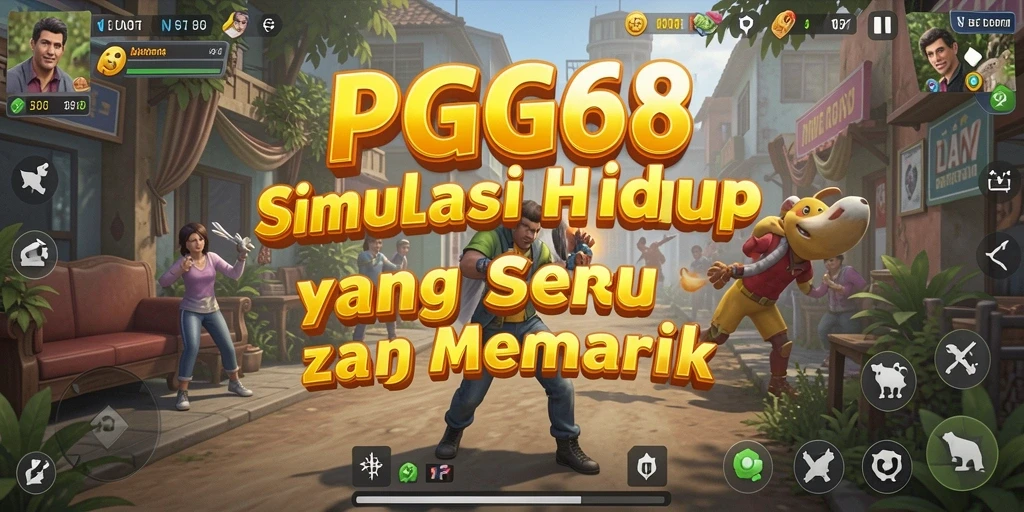 Tampilan gameplay PGG68 yang mengasyikkan dalam simulasi kehidupan.