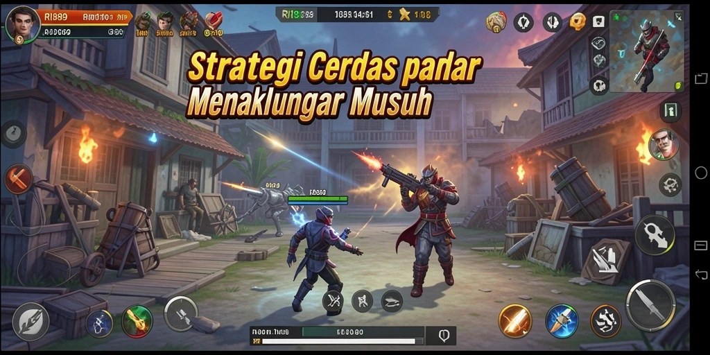 Screenshot utama RI889 menampilkan aksi strategi yang mendebarkan.
